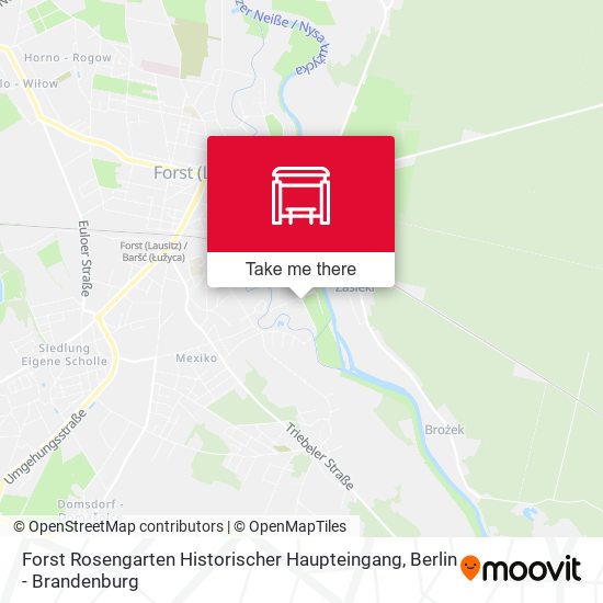 Forst Rosengarten Historischer Haupteingang map