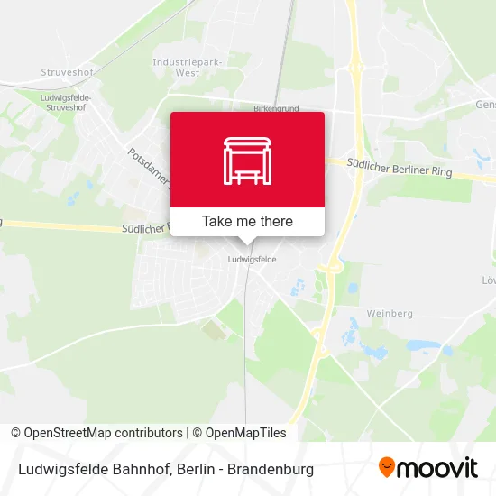 Ludwigsfelde Bahnhof map