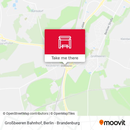 Großbeeren Bahnhof map
