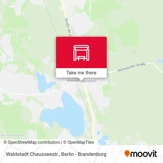 Waldstadt Chausseestr. map