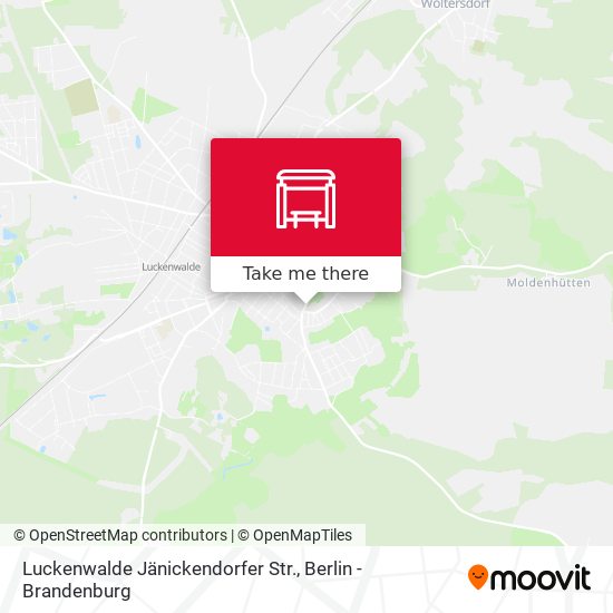 Luckenwalde Jänickendorfer Str. map