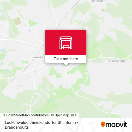 Luckenwalde Jänickendorfer Str. map