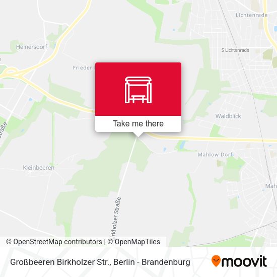 Карта Großbeeren Birkholzer Str.