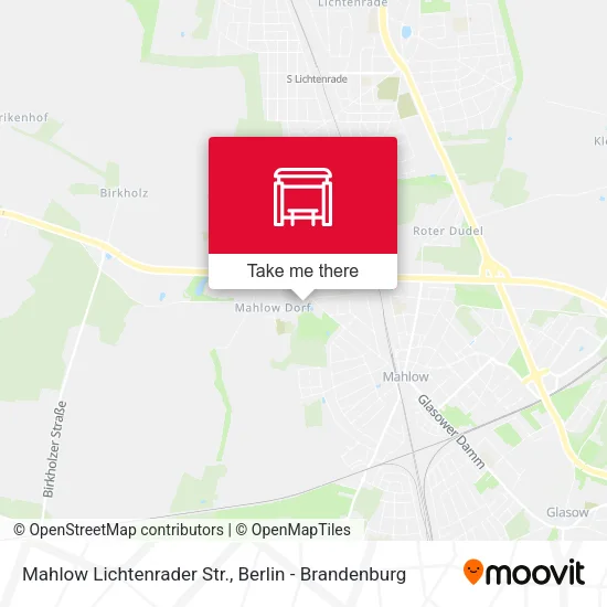 Карта Mahlow Lichtenrader Str.