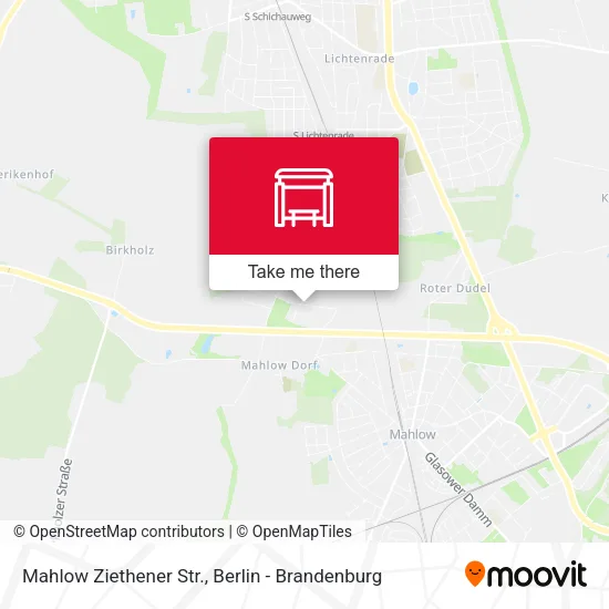 Карта Mahlow Ziethener Str.