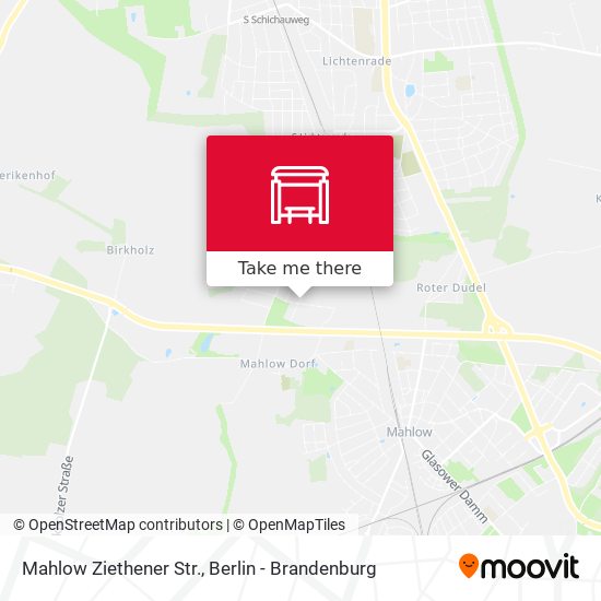 Mahlow Ziethener Str. map