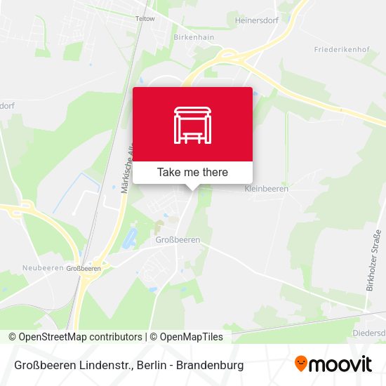 Карта Großbeeren Lindenstr.