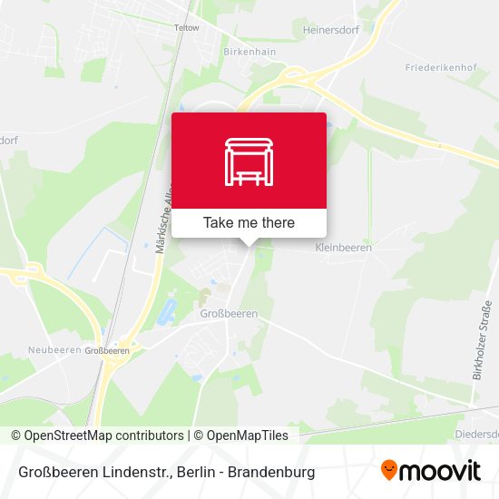 Карта Großbeeren Lindenstr.