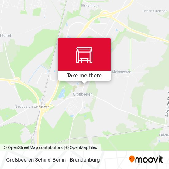 Großbeeren Schule map
