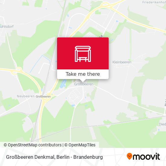 Großbeeren Denkmal map