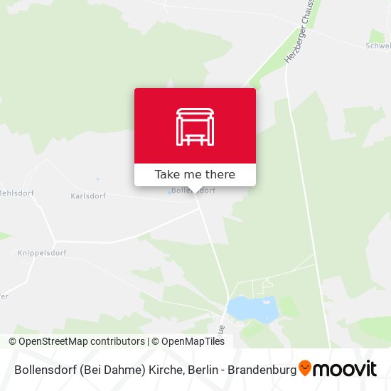 Bollensdorf (Bei Dahme) Kirche map