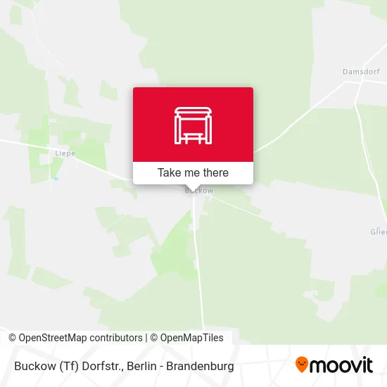 Buckow (Tf) Dorfstr. map