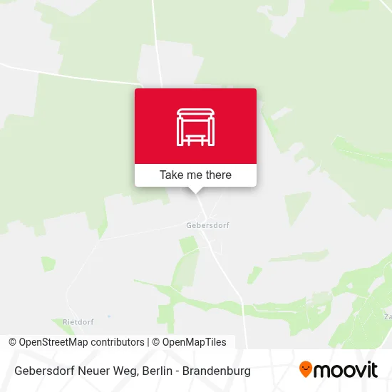 Gebersdorf Neuer Weg map