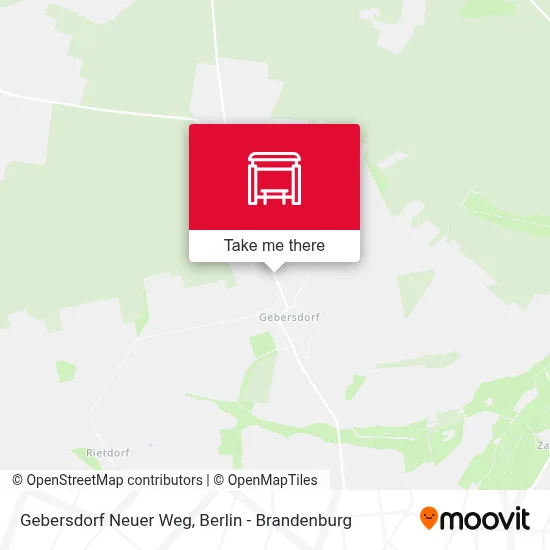 Gebersdorf Neuer Weg map