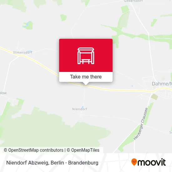 Niendorf Abzweig map