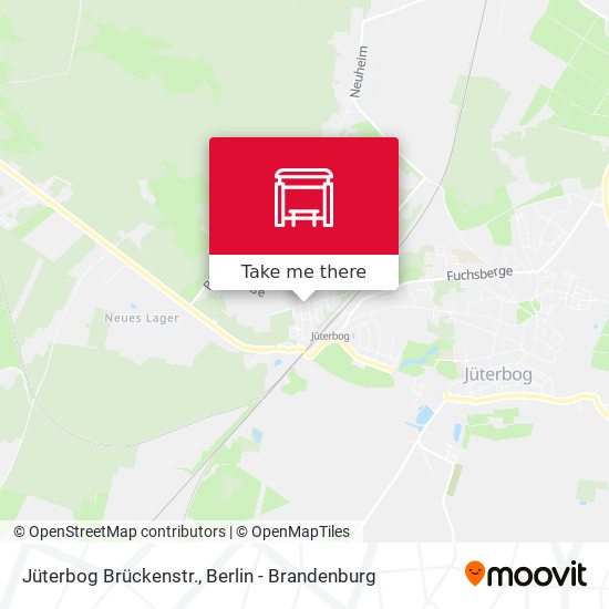 Jüterbog Brückenstr. map