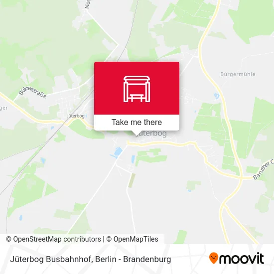 Jüterbog Busbahnhof map