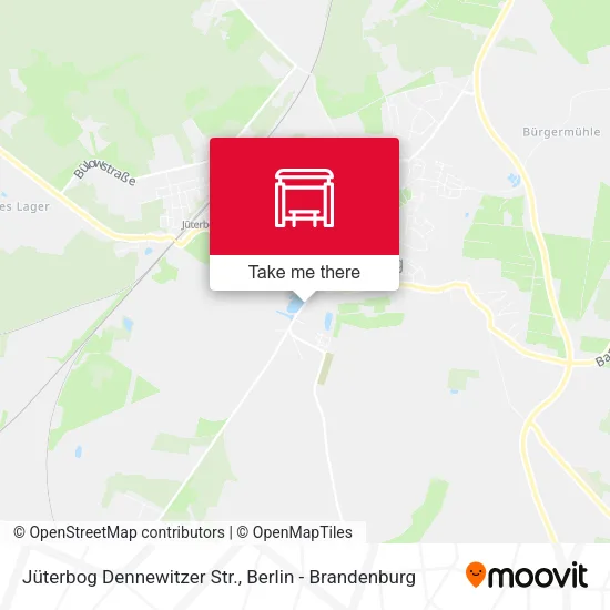 Карта Jüterbog Dennewitzer Str.