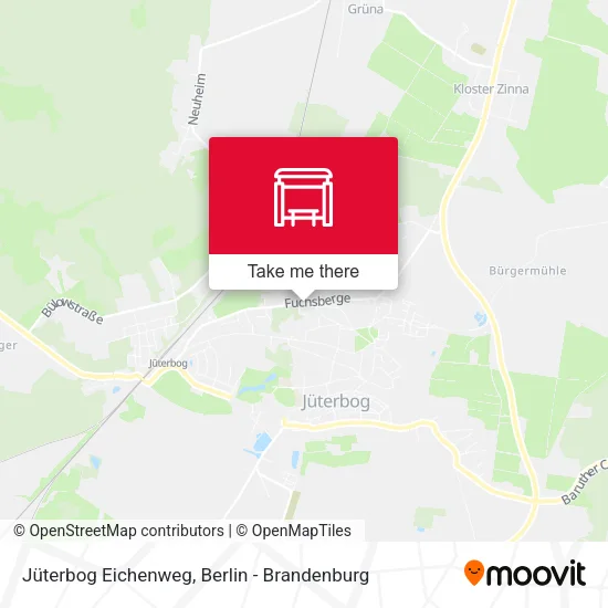 Карта Jüterbog Eichenweg