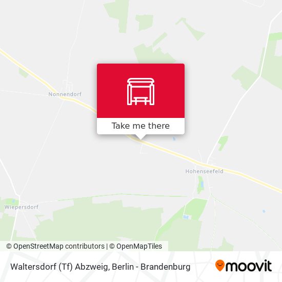 Карта Waltersdorf (Tf) Abzweig