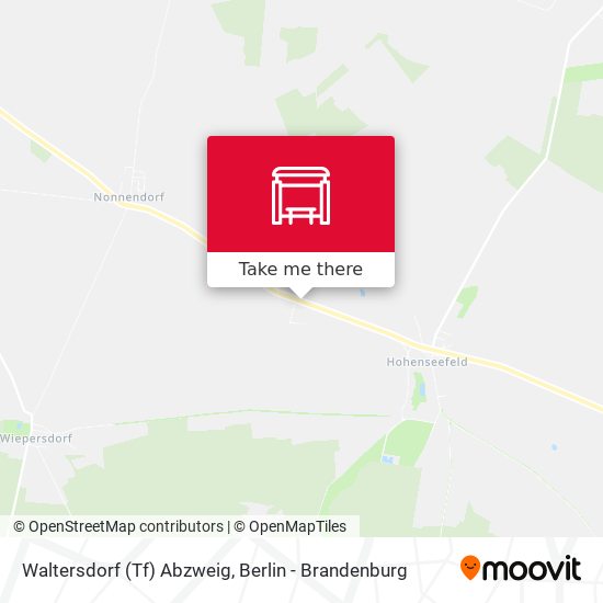 Waltersdorf (Tf) Abzweig map