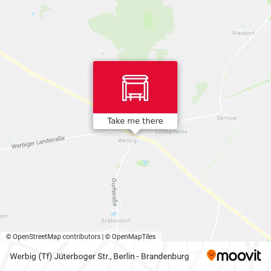 Карта Werbig (Tf) Jüterboger Str.