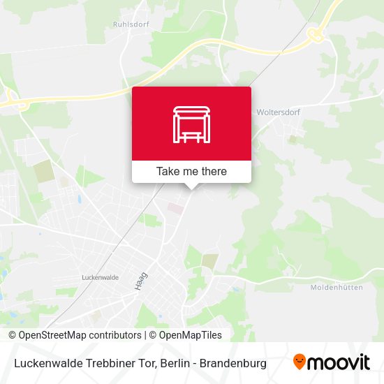 Карта Luckenwalde Trebbiner Tor