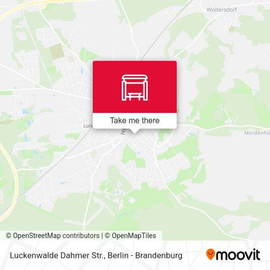 Карта Luckenwalde Dahmer Str.