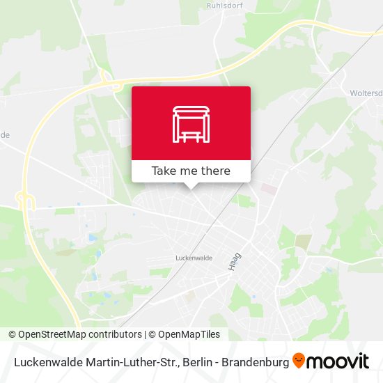 Luckenwalde Martin-Luther-Str. map