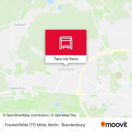 Карта Frankenfelde (Tf) Mitte