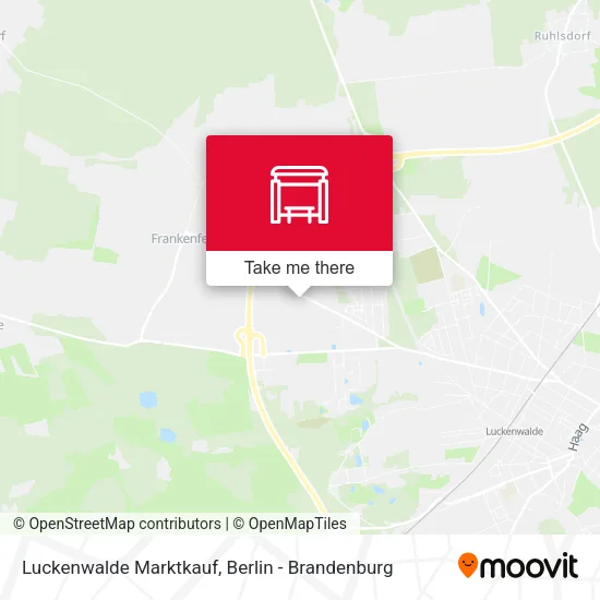 Карта Luckenwalde Marktkauf