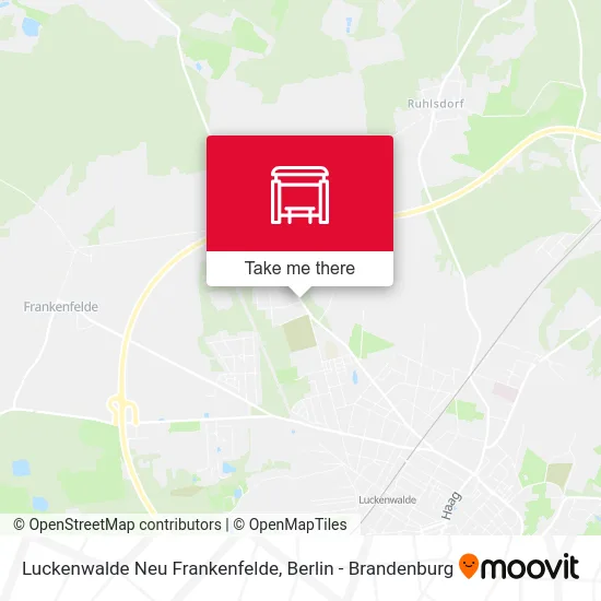 Luckenwalde Neu Frankenfelde map