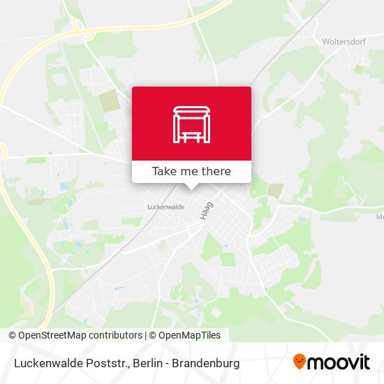 Luckenwalde Poststr. map