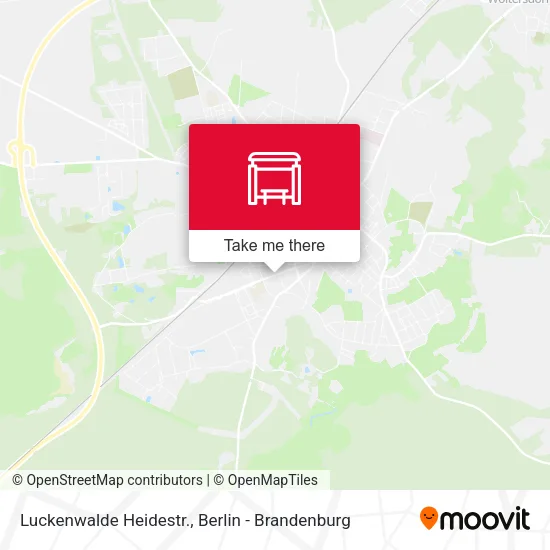 Карта Luckenwalde Heidestr.