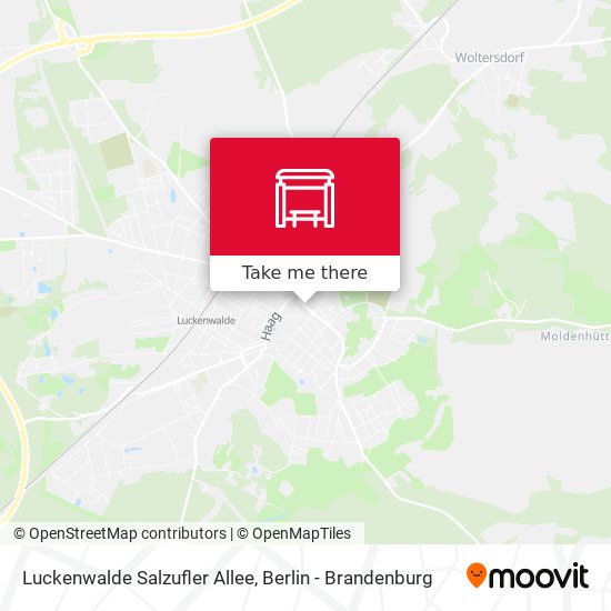 Карта Luckenwalde Salzufler Allee