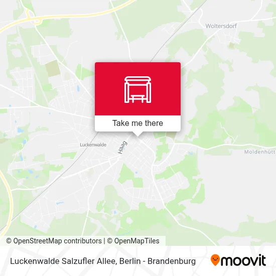 Luckenwalde Salzufler Allee map