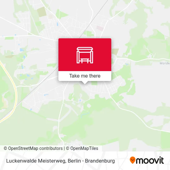 Luckenwalde Meisterweg map