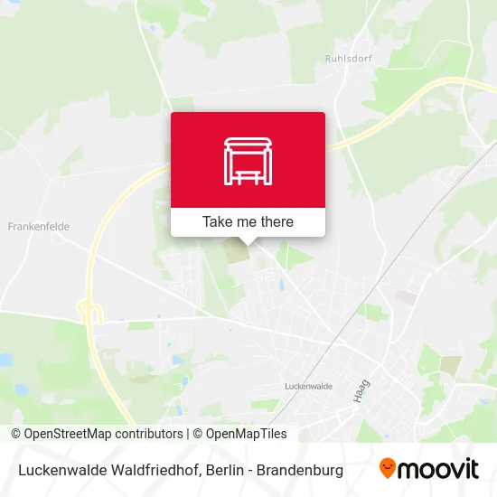 Luckenwalde Waldfriedhof map