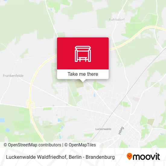 Luckenwalde Waldfriedhof map