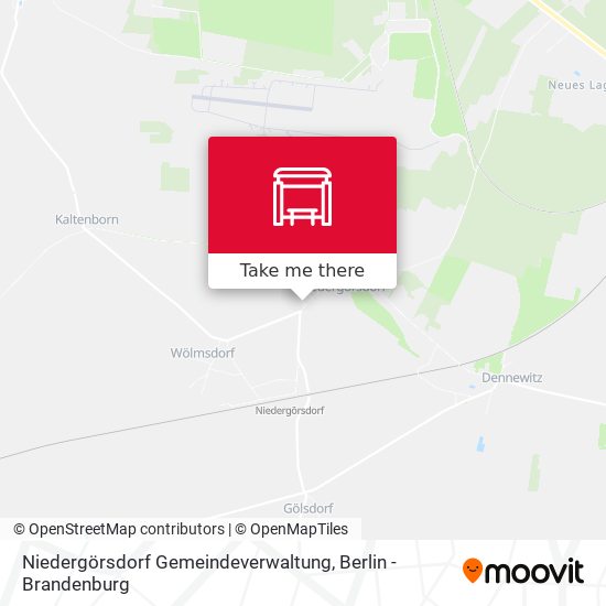 Niedergörsdorf Gemeindeverwaltung map