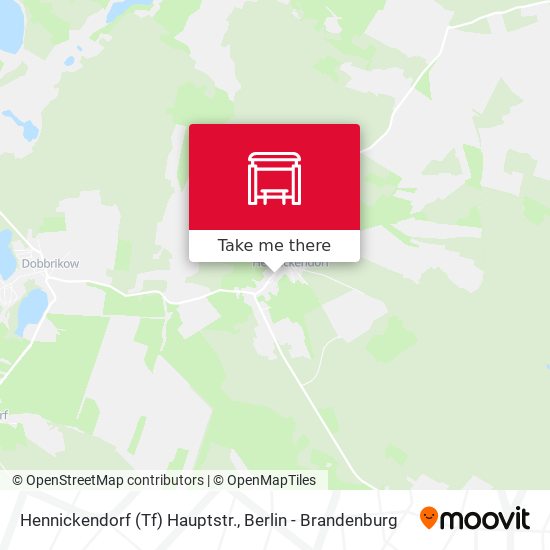 Hennickendorf (Tf) Hauptstr. map