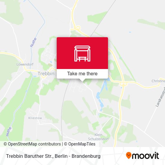 Карта Trebbin Baruther Str.