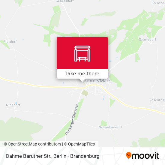 Dahme Baruther Str. map
