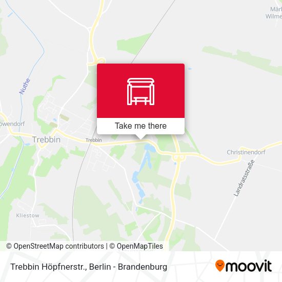 Карта Trebbin Höpfnerstr.