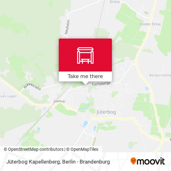 Jüterbog Kapellenberg map