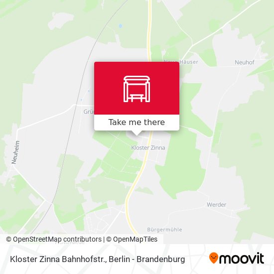 Kloster Zinna Bahnhofstr. map
