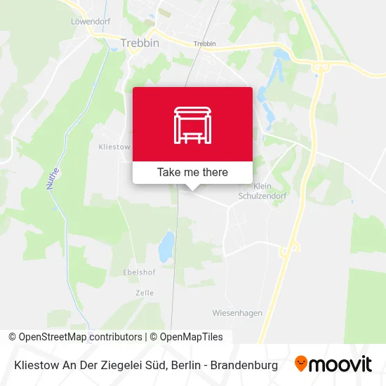 Kliestow An Der Ziegelei Süd map