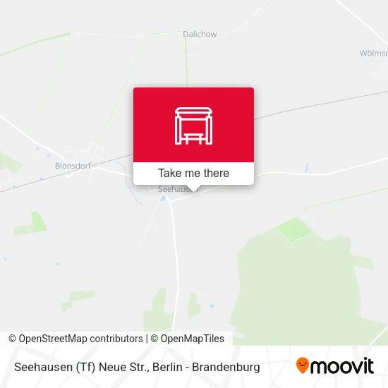 Карта Seehausen (Tf) Neue Str.