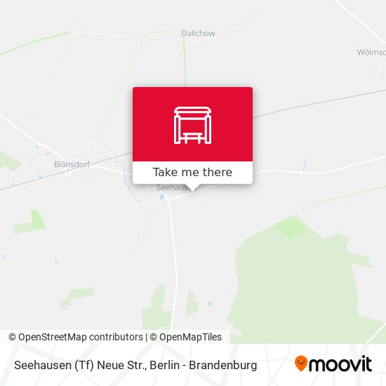 Seehausen (Tf) Neue Str. map