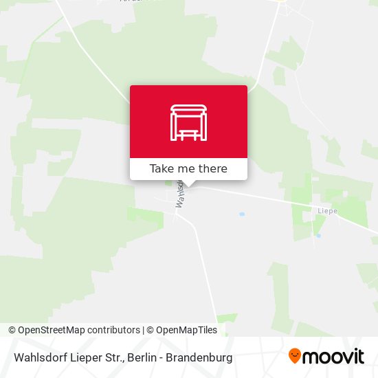 Wahlsdorf Lieper Str. map